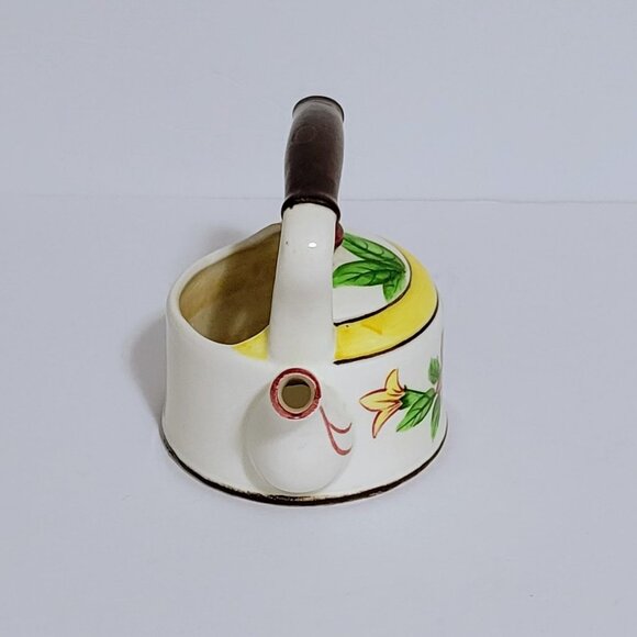 Vintage Ucagco China Hand Painted in Japan Small Teapot Planter ~ Succulents - Picture 4 of 11